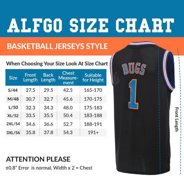 size 56 basketball jersey